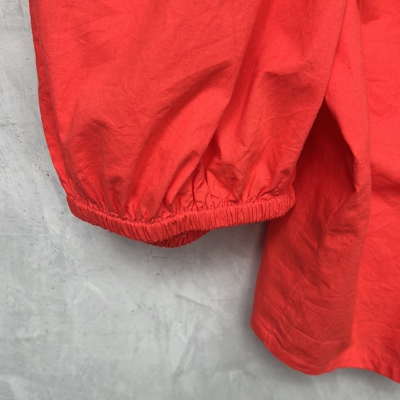 NWT Sim & Sam Puff Sleeve Plain Crop Blouse, size Xl - Picture 3 of 7
